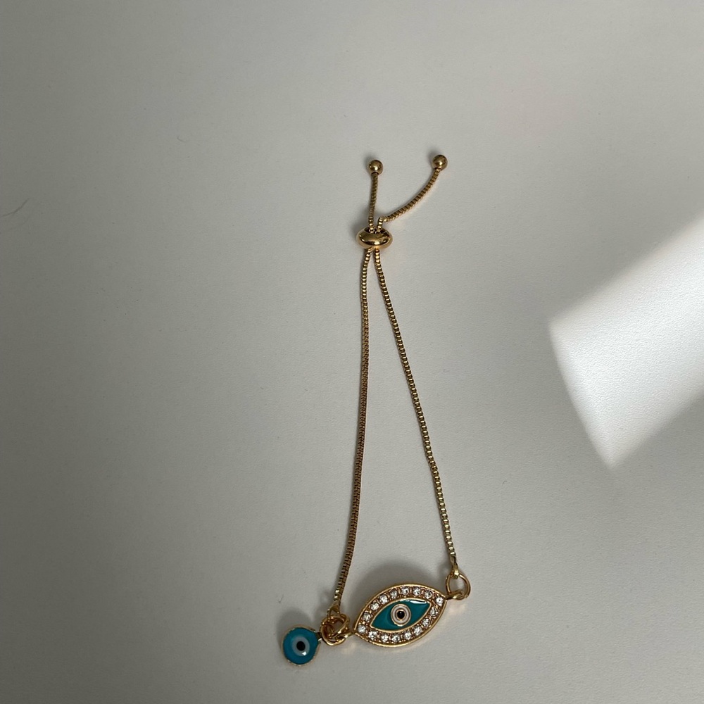 Gold Evil Eye Bracelet